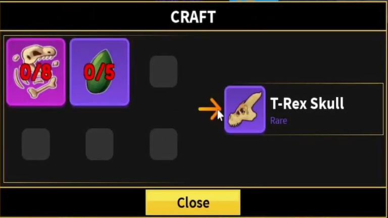 كيفية الحصول على T-Rex Skull و Dino Hood في ثمار Blox (تحديث 24)
