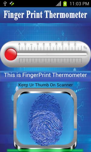 Finger Print Thermometer