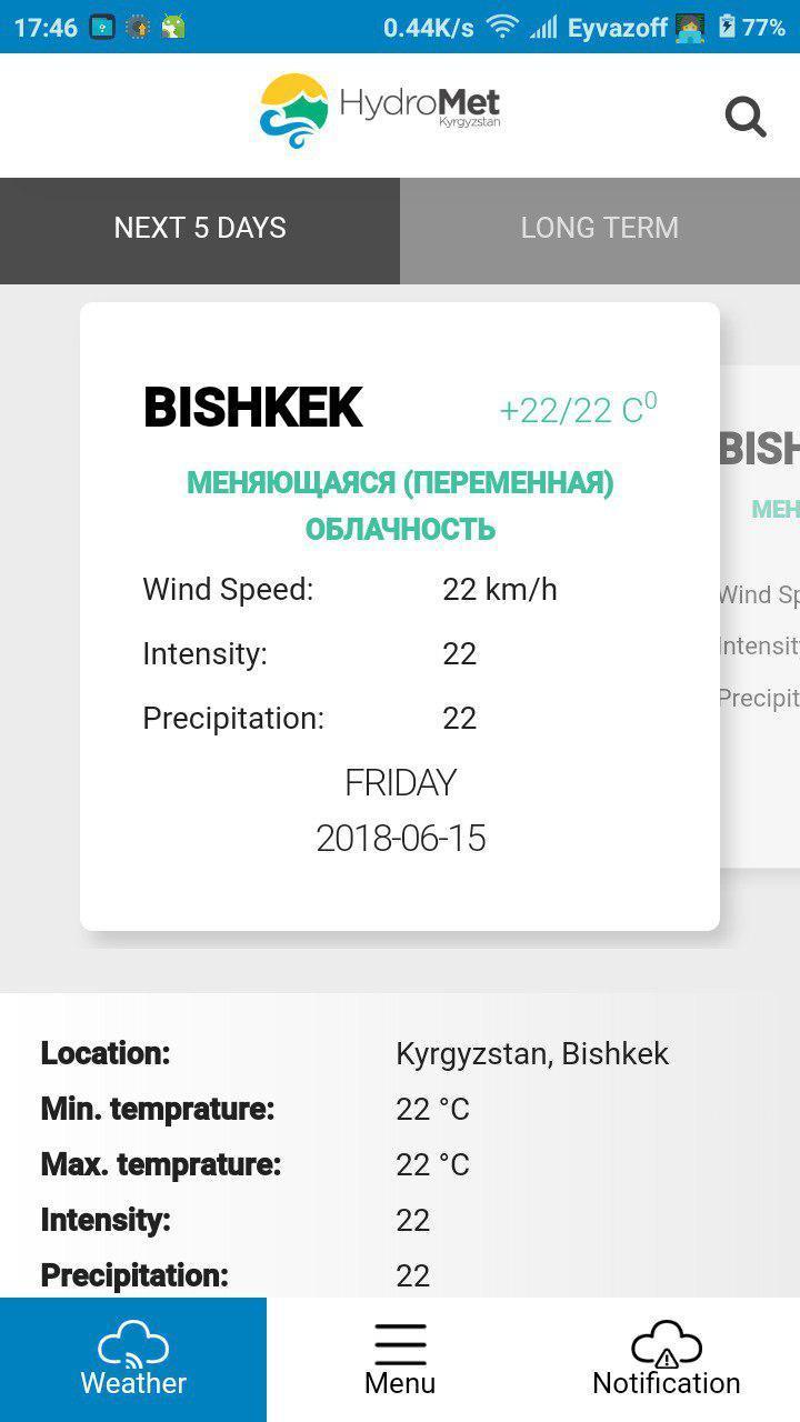 Hydromet Kyrgyzstan