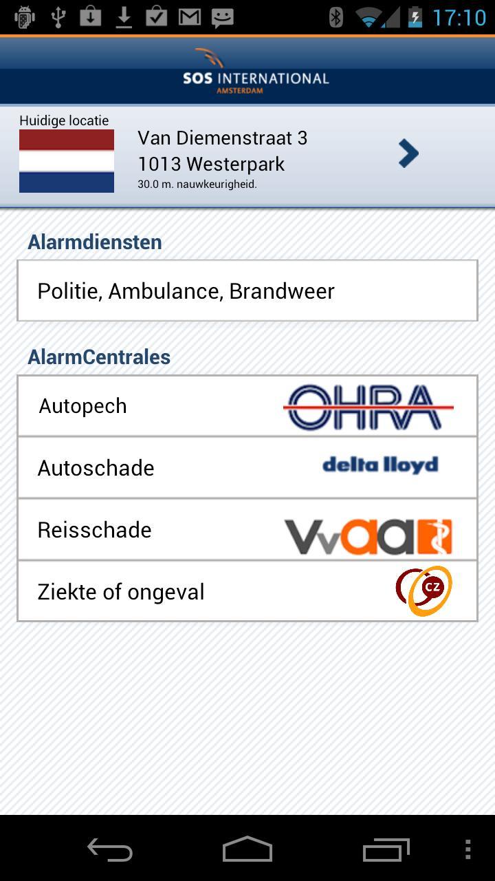 SOS op reis