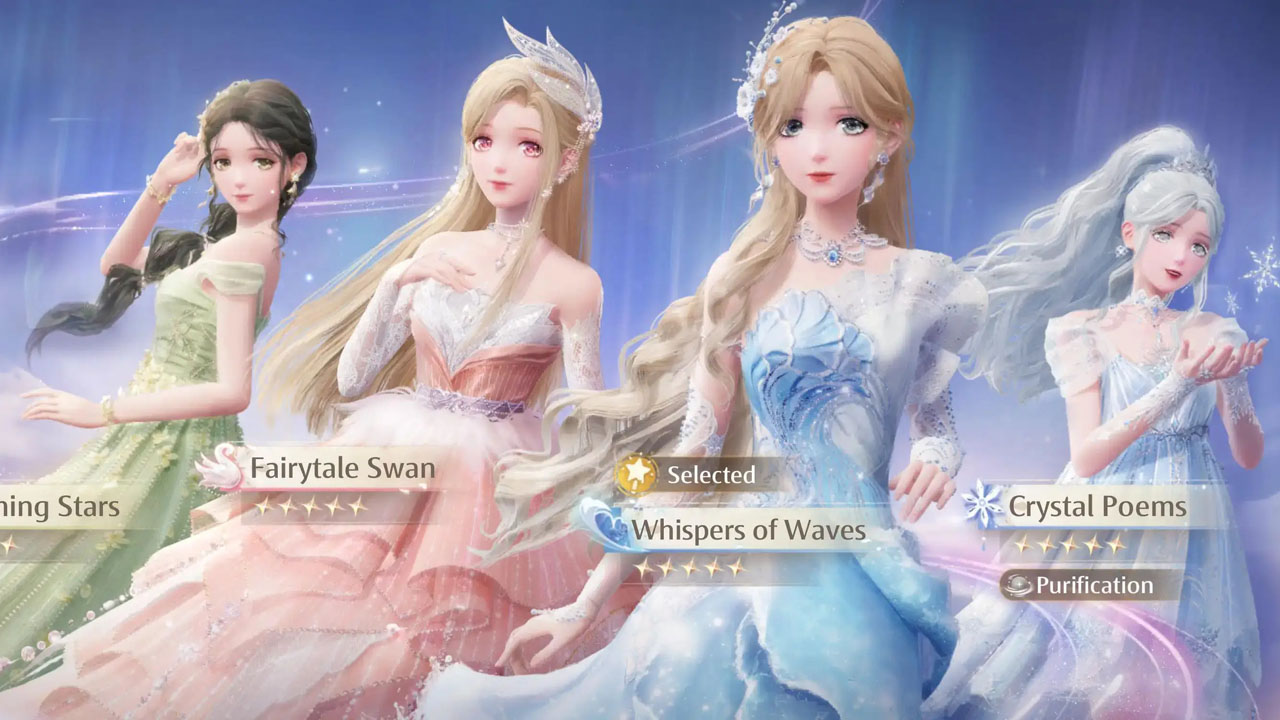Todas as roupas de maré no infinito nikki, classificadas por pontuação