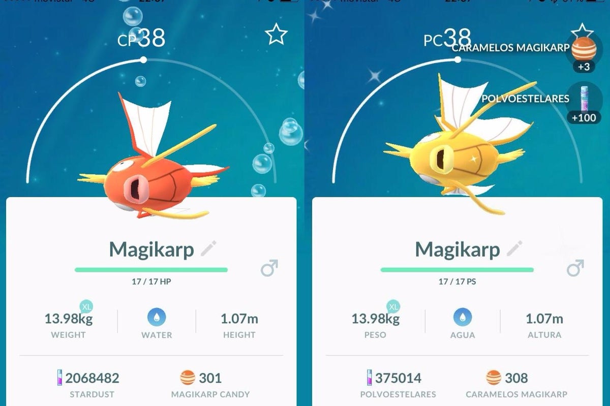 Pokémon Go Shinies - Cómo atrapar Magikarp brillante, Gyarados rojos y lo que sabemos sobre otros Pokémon brillantes