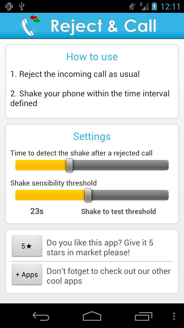 Reject & Callback