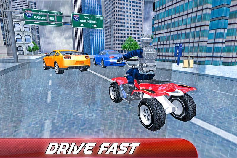 Police Quad Bike Chase