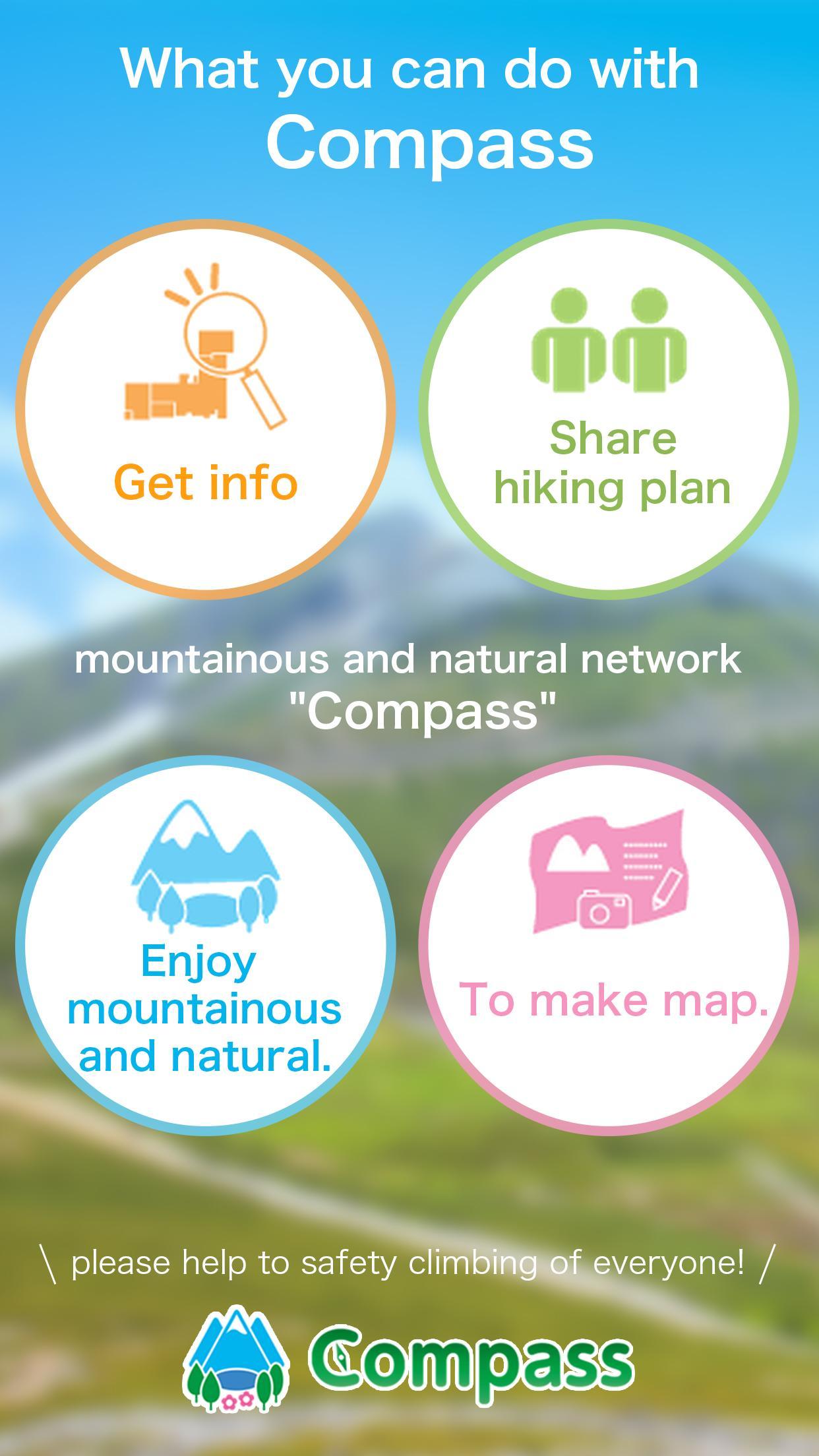 Compass- Mountain & Nature