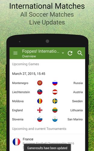 International Soccer Matches