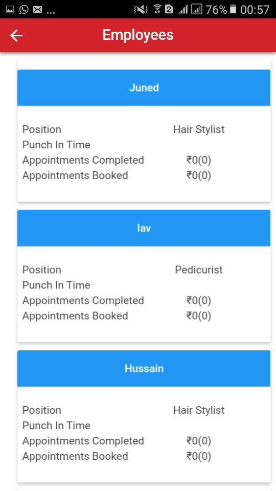 Be U Salons Partner App