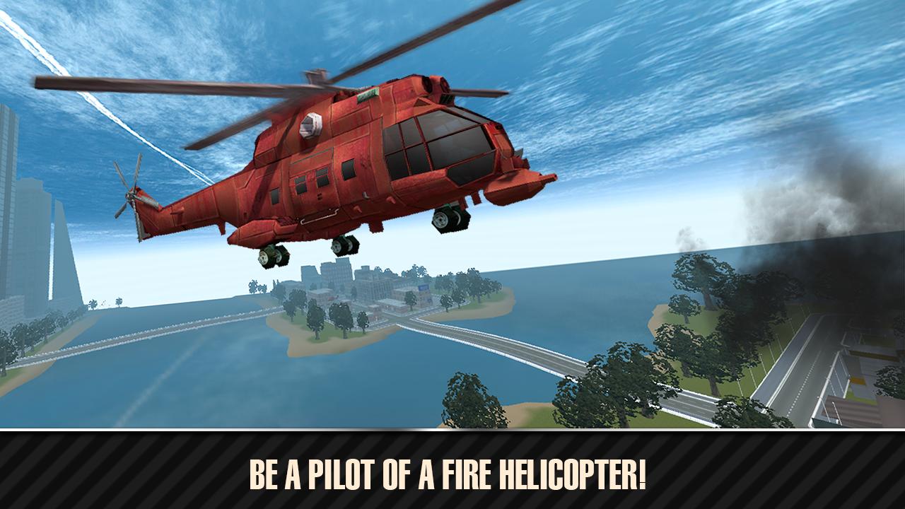 Fire Helicopter Simulator 3D