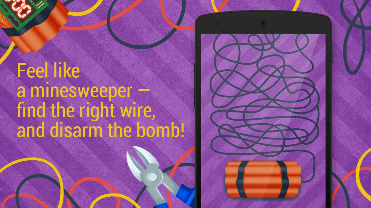 Cut wire, stop the timer