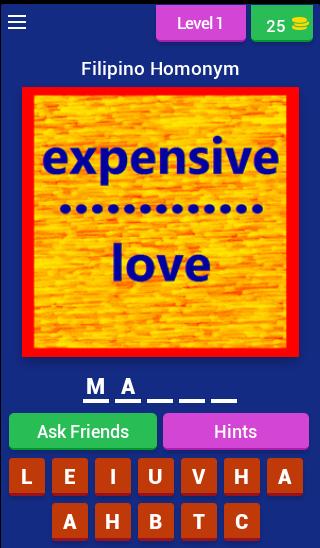 Pinoy Vocab Quiz (Learn Filipino Language)