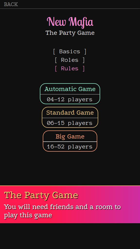 Mafia. The Party Game