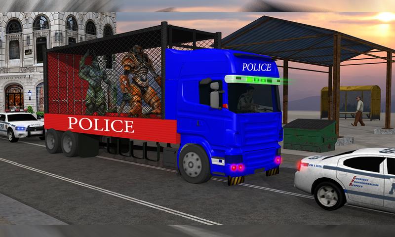 Aliens Transport - Police Transporter Truck