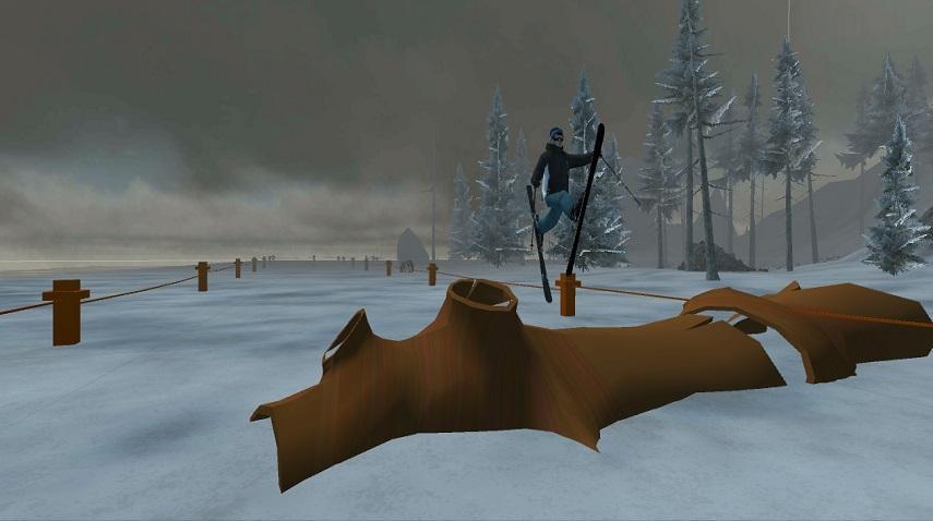 Extreme snow skater