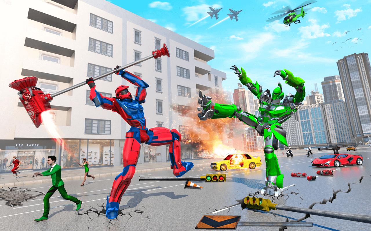 Hammer Police Robot War Games