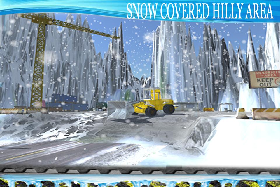 Winter Snow Plow Truck Sim 3D