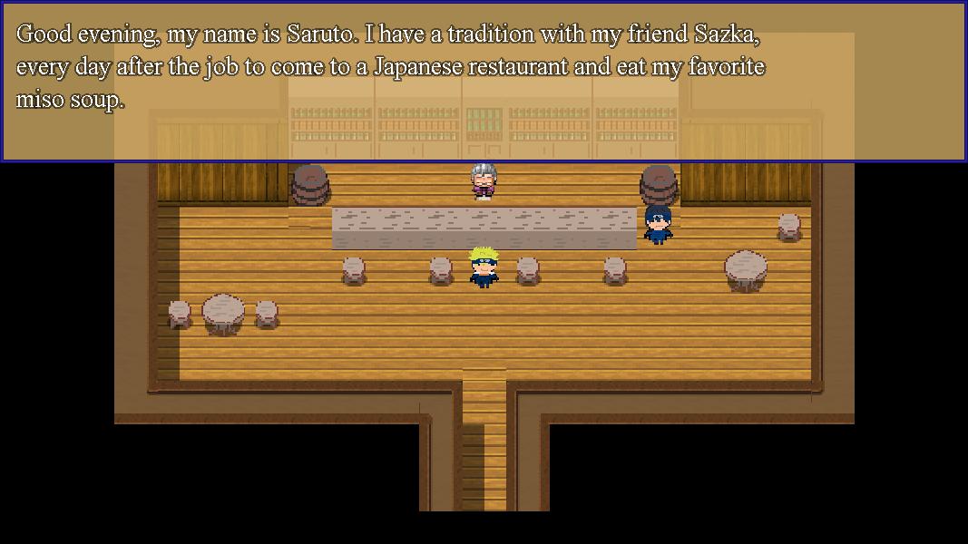 Visual novel about ninja