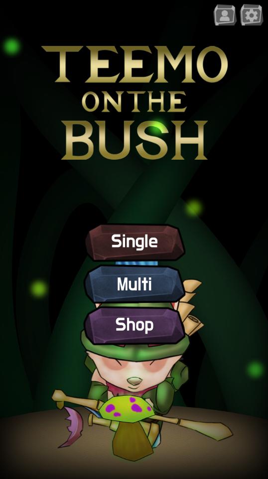Teemo on the bush