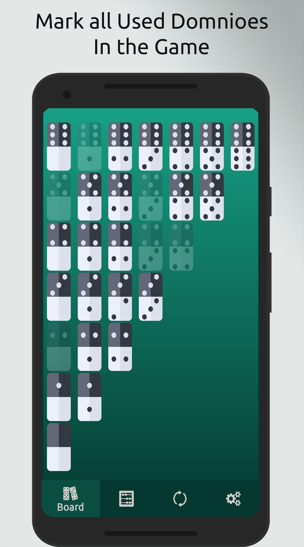Dominos Cheater (Cards Tracker - Score Pad)