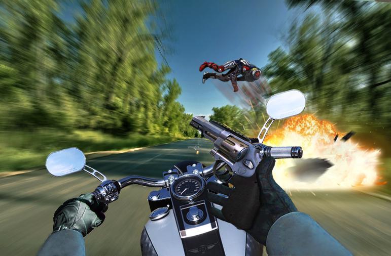 Grand Moto attack Death race