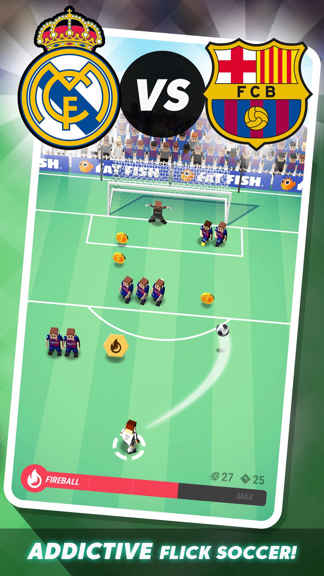 Tiny Striker La Liga - Flick Shot Game