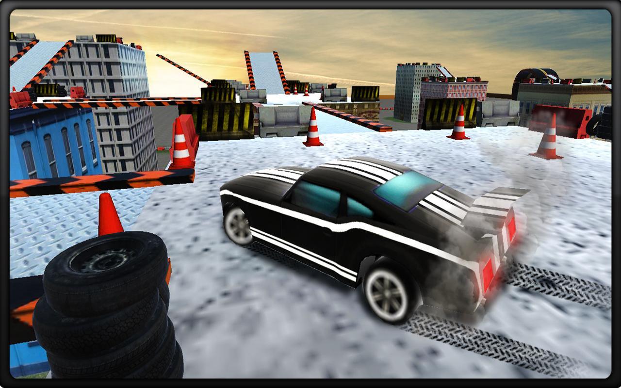 Roof Top Jet Cars Stunts 3D