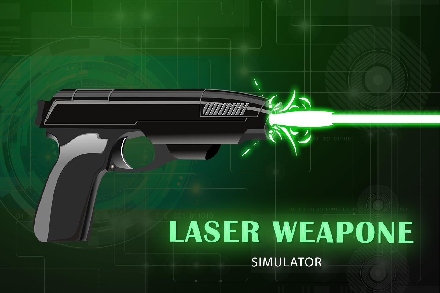 Laser weapons shot simulator