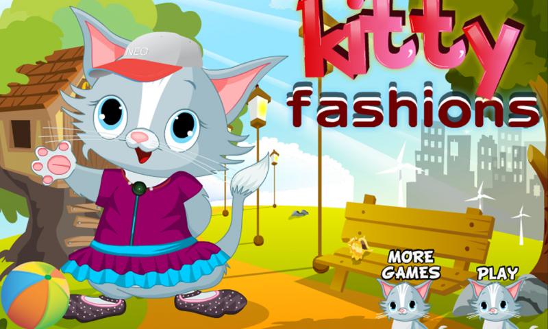 Cute kitty dressup - Pet Game
