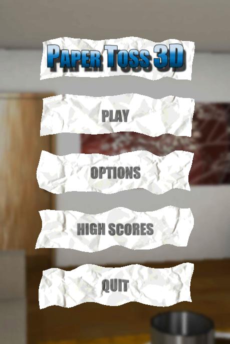 Paper Toss 3D